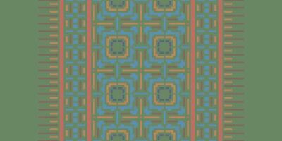 Peruvian pattern Seamless Scandinavian pattern Motif embroidery, Pixel Ikat embroidery Design for Print kurta pattern mughal motifs tapestry pattern floral repeat vector