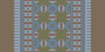 Patola sari Seamless Native American, Motif embroidery, Pixel Ikat embroidery Design for Print lace pattern seamless pattern vintage shibori jacquard seamless vector
