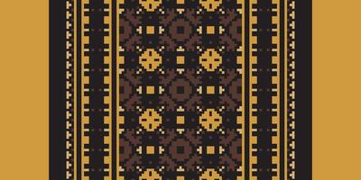 Silk fabric Patola sari Pattern Seamless Bandana print silk Motif embroidery, Pixel Ikat embroidery Design for Print lace pattern seamless pattern vintage shibori jacquard seamless vector