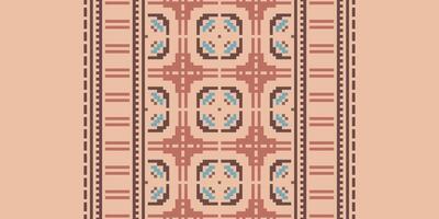Patola sari Seamless Australian aboriginal pattern Motif embroidery, Pixel Ikat embroidery Design for Print indigenous art aboriginal art pattern floral kurti mughal border vector