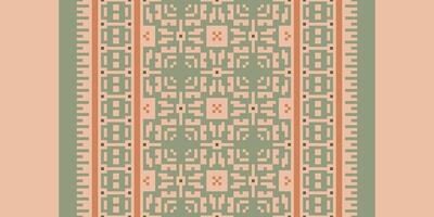Patola sari Seamless Australian aboriginal pattern Motif embroidery, Pixel Ikat embroidery Design for Print scandinavian pattern saree ethnic nativity gypsy pattern vector