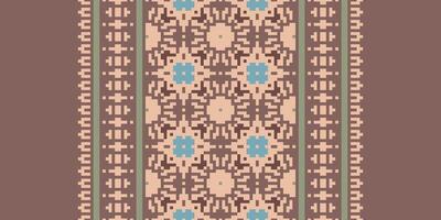 Patola sari Seamless Australian aboriginal pattern Motif embroidery, Pixel Ikat embroidery Design for Print scarf hijab pattern kerchief Pixel Ikat Silk kurti model mughal patterns vector