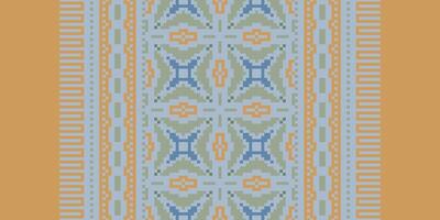 Patola sari Seamless Mughal architecture Motif embroidery, Pixel Ikat embroidery Design for Print indigenous art aboriginal art pattern floral kurti mughal border vector