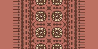 Patola sari Seamless Mughal architecture Motif embroidery, Pixel Ikat embroidery Design for Print egyptian hieroglyphs tibetan geo pattern vector