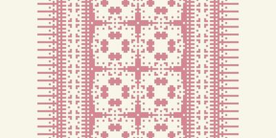 Patola sari Seamless Scandinavian pattern Motif embroidery, Pixel Ikat embroidery Design for Print kurta pattern mughal motifs tapestry pattern floral repeat vector