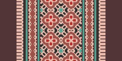 Kilim Pattern Seamless Australian aboriginal pattern Motif embroidery, Pixel Ikat embroidery Design for Print tie dyeing pillowcase sambal puri kurti mughal architecture vector
