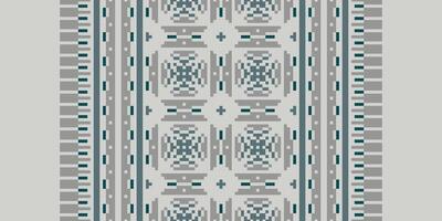 Kilim Pattern Seamless Scandinavian pattern Motif embroidery, Pixel Ikat embroidery Design for Print indonesian batik motif embroidery native american kurta mughal design vector