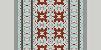Kilim Pattern Seamless Mughal architecture Motif embroidery, Pixel Ikat embroidery Design for Print egyptian hieroglyphs tibetan geo pattern vector