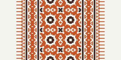 Kilim Pattern Seamless Mughal architecture Motif embroidery, Pixel Ikat embroidery Design for Print scandinavian pattern saree ethnic nativity gypsy pattern vector