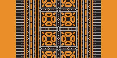 Dupatta Pattern Seamless Australian aboriginal pattern Motif embroidery, Pixel Ikat embroidery Design for Print scandinavian pattern saree ethnic nativity gypsy pattern vector