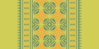 Dupatta Pattern Seamless Australian aboriginal pattern Motif embroidery, Pixel Ikat embroidery Design for Print tie dyeing pillowcase sambal puri kurti mughal architecture vector