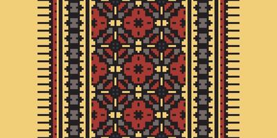 Dupatta Pattern Seamless Australian aboriginal pattern Motif embroidery, Pixel Ikat embroidery Design for Print egyptian hieroglyphs tibetan geo pattern vector