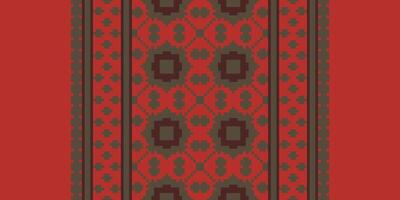 Dupatta Pattern Seamless Mughal architecture Motif embroidery, Pixel Ikat embroidery Design for Print kurta pattern mughal motifs tapestry pattern floral repeat vector