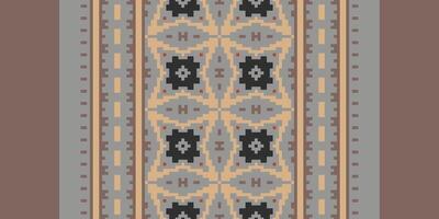 Dupatta Pattern Seamless Mughal architecture Motif embroidery, Pixel Ikat embroidery Design for Print jacquard slavic pattern folklore pattern kente arabesque vector