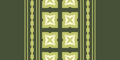 Silk fabric Patola sari Pattern Seamless Mughal architecture Motif embroidery, Pixel Ikat embroidery Design for Print endless arabesque cloth dupatta shawl bandana print silk kurta men vector