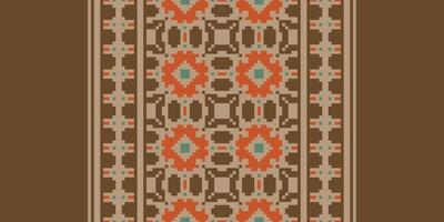 Salwar Pattern Seamless Native American, Motif embroidery, Pixel Ikat embroidery Design for Print scandinavian pattern saree ethnic nativity gypsy pattern vector