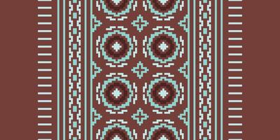 Salwar Pattern Seamless Bandana print silk Motif embroidery, Pixel Ikat embroidery Design for Print kurta pattern mughal motifs tapestry pattern floral repeat vector
