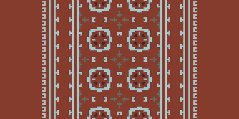 Salwar Pattern Seamless Bandana print silk Motif embroidery, Pixel Ikat embroidery Design for Print egyptian pattern tibetan mandala bandanna