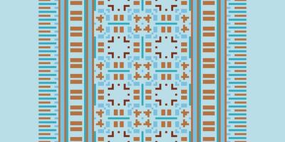 Salwar Pattern Seamless Mughal architecture Motif embroidery, Pixel Ikat embroidery Design for Print indonesian batik motif embroidery native american kurta mughal design vector
