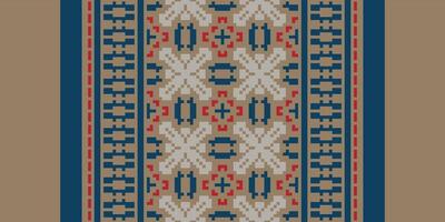 Salwar Pattern Seamless Australian aboriginal pattern Motif embroidery, Pixel Ikat embroidery Design for Print pattern vintage flower folk navajo patchwork pattern vector