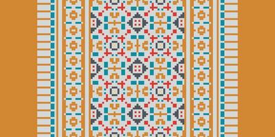 Salwar Pattern Seamless Mughal architecture Motif embroidery, Pixel Ikat embroidery Design for Print tie dyeing pillowcase sambal puri kurti mughal architecture vector