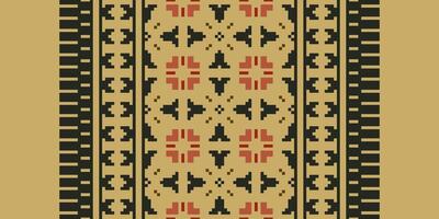 Silk fabric Patola sari Pattern Seamless Mughal architecture Motif embroidery, Pixel Ikat embroidery Design for Print australian curtain pattern geometric pillow model kurti mughal flowers vector