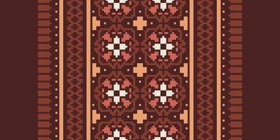 Salwar Pattern Seamless Scandinavian pattern Motif embroidery, Pixel Ikat embroidery Design for Print egyptian hieroglyphs tibetan geo pattern vector