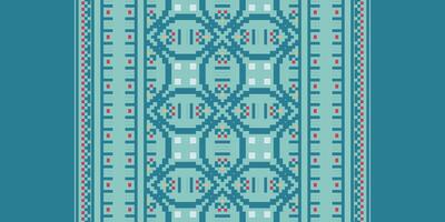 Salwar Pattern Seamless Scandinavian pattern Motif embroidery, Pixel Ikat embroidery Design for Print tapestry floral kimono repeat pattern lacing spanish motif vector