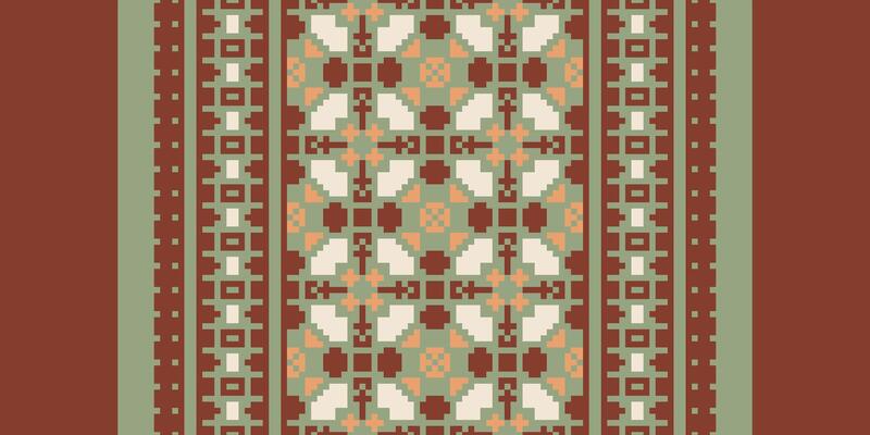 Pakistani dresses pattern Seamless Native American, Motif embroidery, Pixel Ikat embroidery Design for Print endless arabesque cloth dupatta shawl bandana print silk kurta men