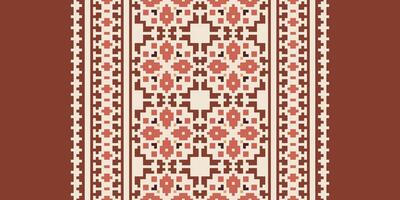 Salwar Pattern Seamless Scandinavian pattern Motif embroidery, Pixel Ikat embroidery Design for Print figure tribal ink on cloth patola sari vector