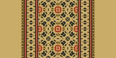 Silk fabric Patola sari Pattern Seamless Mughal architecture Motif embroidery, Pixel Ikat embroidery Design for Print kurta pattern mughal motifs tapestry pattern floral repeat vector