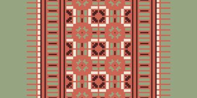 Pakistani dresses pattern Seamless Bandana print silk Motif embroidery, Pixel Ikat embroidery Design for Print Texture fabric saree sari carpet. kurta patola saree vector