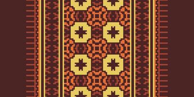 Pakistani dresses pattern Seamless Bandana print silk Motif embroidery, Pixel Ikat embroidery Design for Print scandinavian pattern saree ethnic nativity gypsy pattern vector