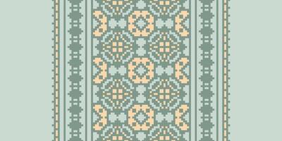 Pakistani dresses pattern Seamless Mughal architecture Motif embroidery, Pixel Ikat embroidery Design for Print kurta pattern mughal motifs tapestry pattern floral repeat vector