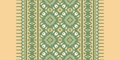 Pakistani dresses pattern Seamless Mughal architecture Motif embroidery, Pixel Ikat embroidery Design for Print jacquard slavic pattern folklore pattern kente arabesque vector