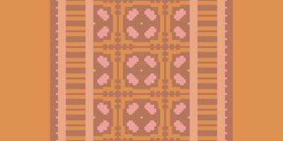 Pakistani dresses pattern Seamless Scandinavian pattern Motif embroidery, Pixel Ikat embroidery Design for Print indigenous art aboriginal art pattern floral kurti mughal border vector