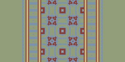 Silk fabric Patola sari Pattern Seamless Mughal architecture Motif embroidery, Pixel Ikat embroidery Design for Print scandinavian pattern saree ethnic nativity gypsy pattern vector