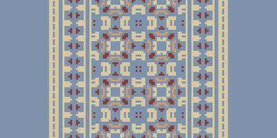 Silk fabric Patola sari Pattern Seamless Mughal architecture Motif embroidery, Pixel Ikat embroidery Design for Print egyptian pattern tibetan mandala bandanna vector
