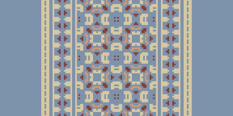 Silk fabric Patola sari Pattern Seamless Mughal architecture Motif embroidery, Pixel Ikat embroidery Design for Print egyptian pattern tibetan mandala bandanna