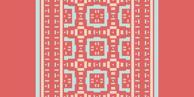 Anarkali Pattern Seamless Native American, Motif embroidery, Pixel Ikat embroidery Design for Print Texture fabric saree sari carpet. kurta patola saree vector