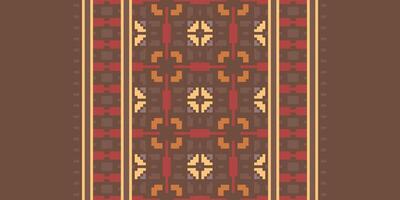 Anarkali Pattern Seamless Native American, Motif embroidery, Pixel Ikat embroidery Design for Print kurta pattern mughal motifs tapestry pattern floral repeat vector