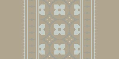 Silk fabric Patola sari Pattern Seamless Scandinavian pattern Motif embroidery, Pixel Ikat embroidery Design for Print endless arabesque cloth dupatta shawl bandana print silk kurta men vector