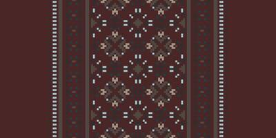 Anarkali Pattern Seamless Native American, Motif embroidery, Pixel Ikat embroidery Design for Print scandinavian pattern saree ethnic nativity gypsy pattern vector