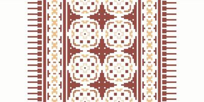 Anarkali Pattern Seamless Native American, Motif embroidery, Pixel Ikat embroidery Design for Print scandinavian pattern saree ethnic nativity gypsy pattern vector