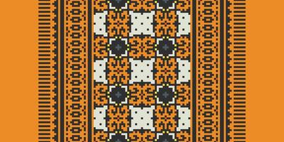 Anarkali Pattern Seamless Bandana print silk Motif embroidery, Pixel Ikat embroidery Design for Print egyptian hieroglyphs tibetan geo pattern vector