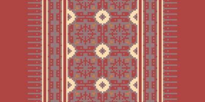 Anarkali Pattern Seamless Australian aboriginal pattern Motif embroidery, Pixel Ikat embroidery Design for Print vyshyvanka placemat quilt sarong sarong beach kurtis Indian motifs vector