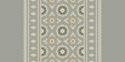 Silk fabric Patola sari Pattern Seamless Scandinavian pattern Motif embroidery, Pixel Ikat embroidery Design for Print indonesian batik motif embroidery native american kurta mughal design vector