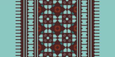 Anarkali Pattern Seamless Australian aboriginal pattern Motif embroidery, Pixel Ikat embroidery Design for Print tie dyeing pillowcase sambal puri kurti mughal architecture vector