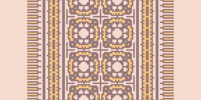 Anarkali Pattern Seamless Mughal architecture Motif embroidery, Pixel Ikat embroidery Design for Print indonesian batik motif embroidery native american kurta mughal design vector