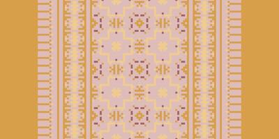 Anarkali Pattern Seamless Scandinavian pattern Motif embroidery, Pixel Ikat embroidery Design for Print scarf hijab pattern kerchief Pixel Ikat Silk kurti model mughal patterns vector